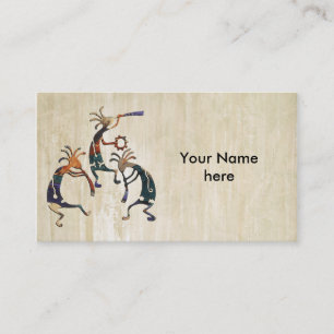 Carte De Visite Trio de musicien de KOKOPELLI + vos idées