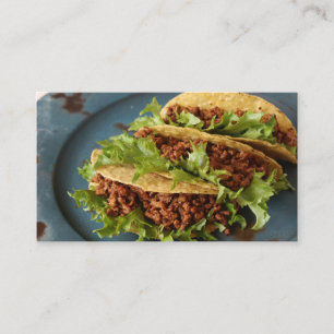 Carte De Visite Trio de taco délicieux