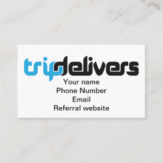 carte de visite TripDelivers
