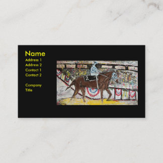 CARTE DE VISITE TRIPLE COURONNE 1973
