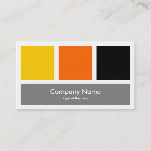 Carte De Visite Trois Carrés 01 (Devant)