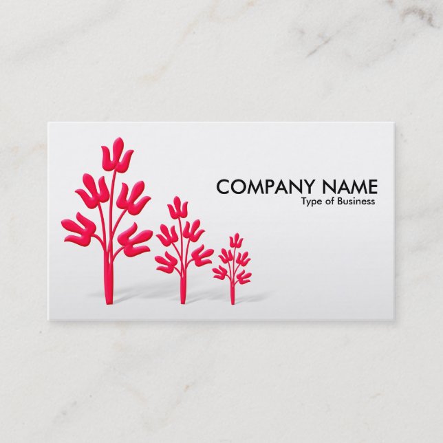 Carte De Visite Trois Crimson Trees (Devant)