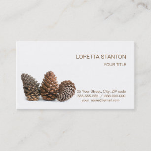 Carte De Visite Trois pinecones