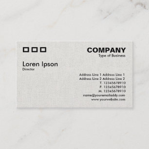 Carte De Visite Trois Rectangles - Effet de toile