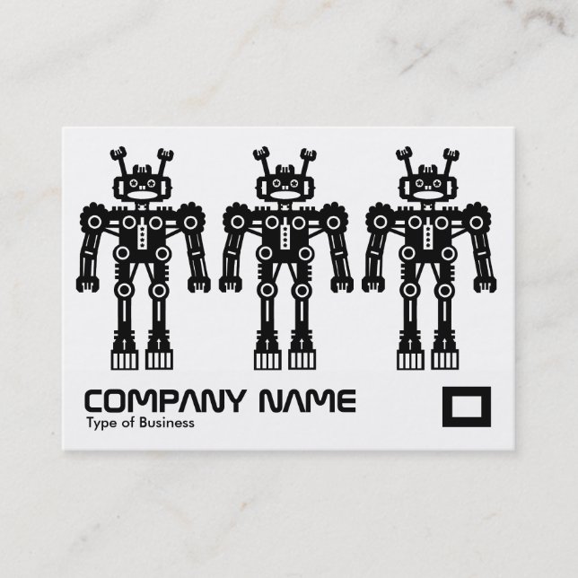Carte De Visite Trois robots (Devant)