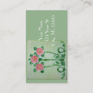 Carte De Visite Trois roses roses Thunder_Cove