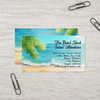 Tropical Beach Vacation Island Art Travel