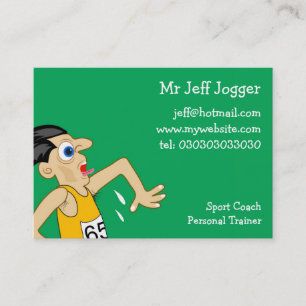 Carte De Visite Trotteur, M. Jeff Jogger