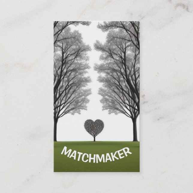 Carte De Visite Trouver un Matchmaker d'amour (Devant)