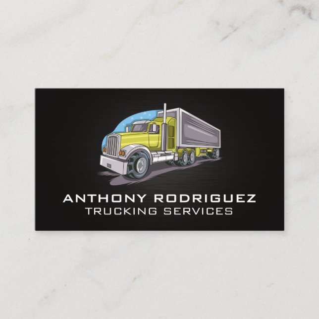 Carte De Visite Truck Illustration | Transport (Devant)