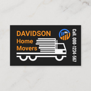 Carte De Visite Trucker de transport Fast Home Movers