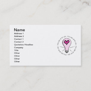 Carte De Visite Tu Illumines Ma Vie