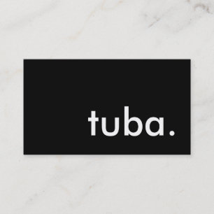 Carte De Visite tuba.