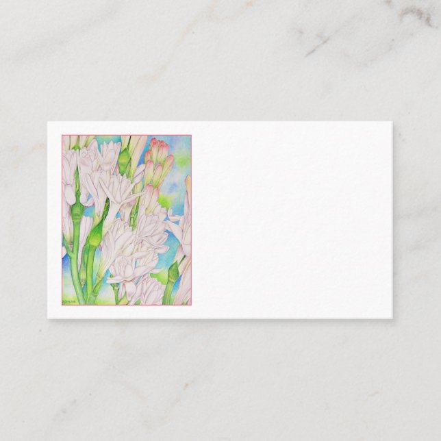 Carte De Visite Tuberose (Devant)