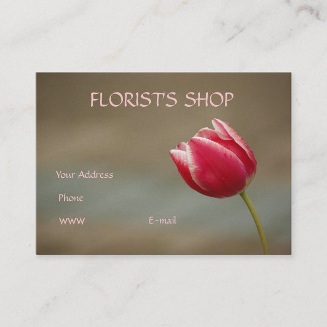 Carte de visite Tulip (Devant)