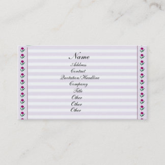 Carte De Visite Tulips déco