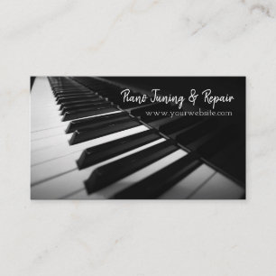 Carte De Visite Tuning de piano et réparation de musique instruct