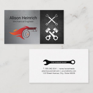 Carte De Visite Turbo Fire   Magasin automatique   Clôtures Piston