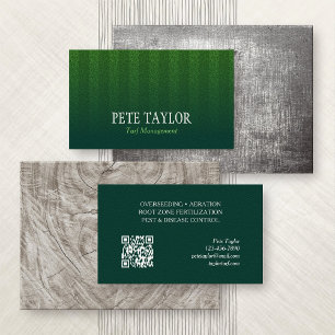Carte De Visite Turf Management Golf Sports