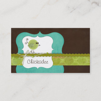 Carte de visite {turquoise}