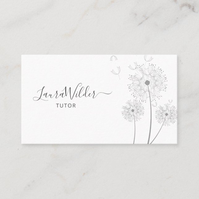 Carte de visite Tutor (Devant)