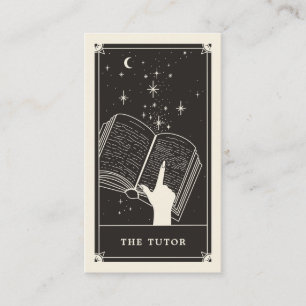 Carte de visite Tutor Tarot céleste