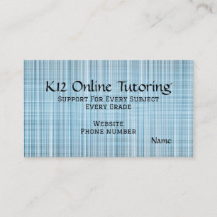 Carte de visite « Tutorat en ligne »