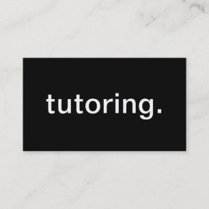 Carte De Visite Tutoring