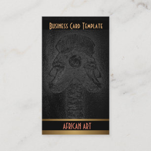 Carte De Visite Twins Tribal African Art