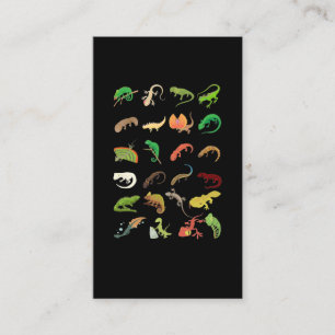 Carte De Visite Types de reptiles Cute Gecko Lizard
