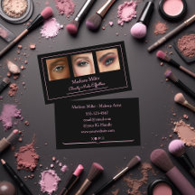 Typographie de photo de maquillage d'entreprise ro