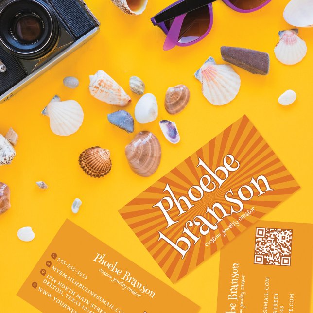 Carte De Visite Typographie Super de l'explosion radiale des année (Créateur téléchargé)