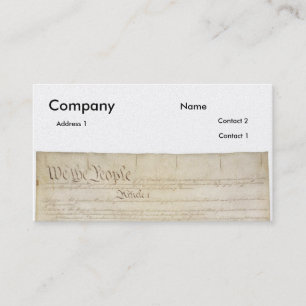 Carte De Visite U.S. Constitution_Pg1 et 4