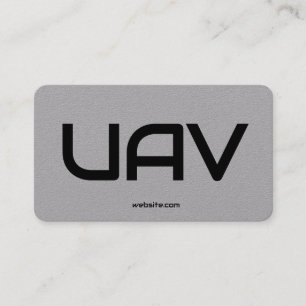 Carte De Visite UAV Drone personnalisé QR Premium