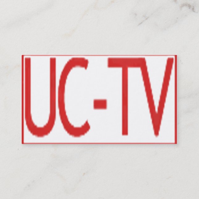 Carte De Visite UCTV éducatif et affaires de consultation de (Dos)