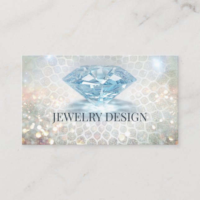 Carte De Visite Ultra Sparkling Diamond Jeweler Jewelry Designer (Devant)