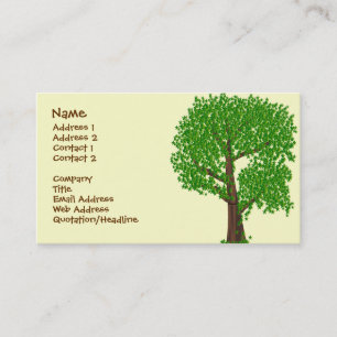 Carte De Visite Un arbre impair