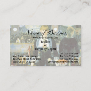 Carte De Visite Un bar aux Folies-Bergère d'Édouard Manet