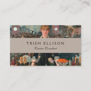 Carte De Visite Un bar aux Folies-Bergère Edouard Manet