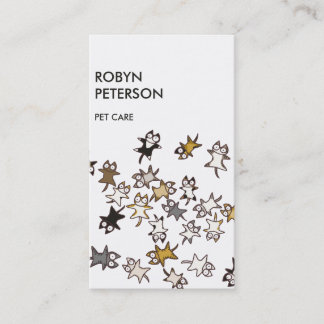 Carte De Visite Un bon nombre de chats