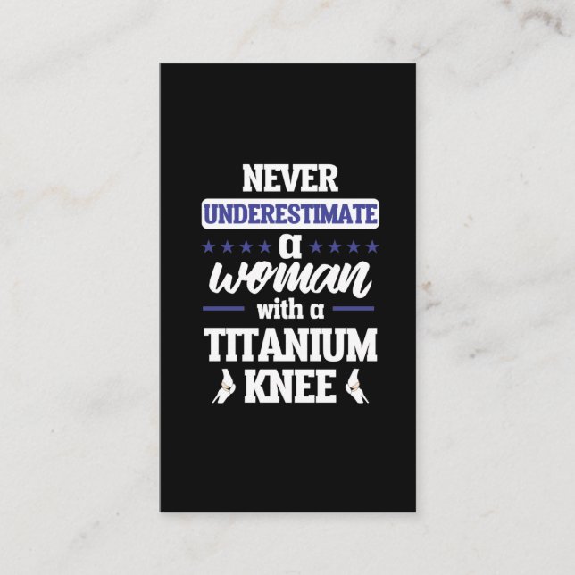 Carte De Visite Un cadeau de guérison pour femme de remplacement d (Devant)