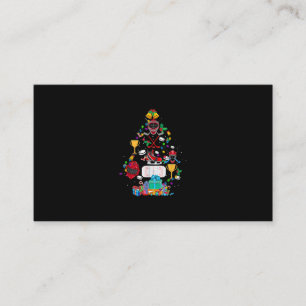Carte De Visite Un joli chien de Noël de Hockey Boy