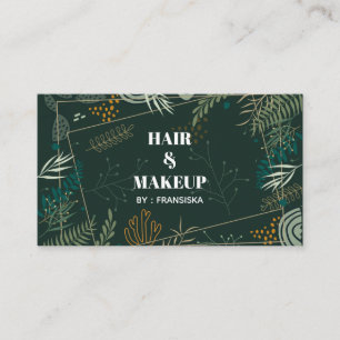 Carte De Visite Un Look frais Nature enracinée.