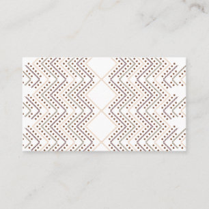 Carte De Visite Un motif géométrique extensible aux formes diamant