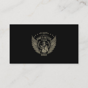 Carte De Visite Une Armée Sûre Vaut Mieux Qu'Une Frontière Sûr