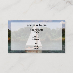 Carte De Visite Une belle journée pour la voile