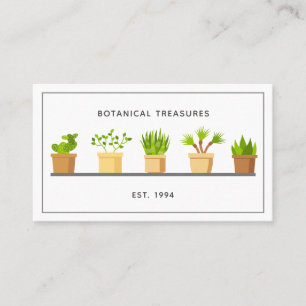Carte De Visite Une bonne pouponnière Plante Jardin moderne Botan
