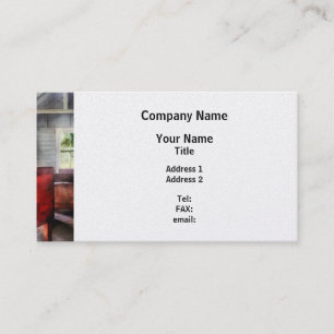 Carte De Visite Une école avec lampe d'ouragan