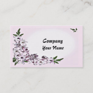 Carte De Visite Une florale prête à personnaliser