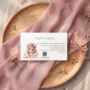 Carte De Visite Une petite liste de naissance All-Star Baby Shower